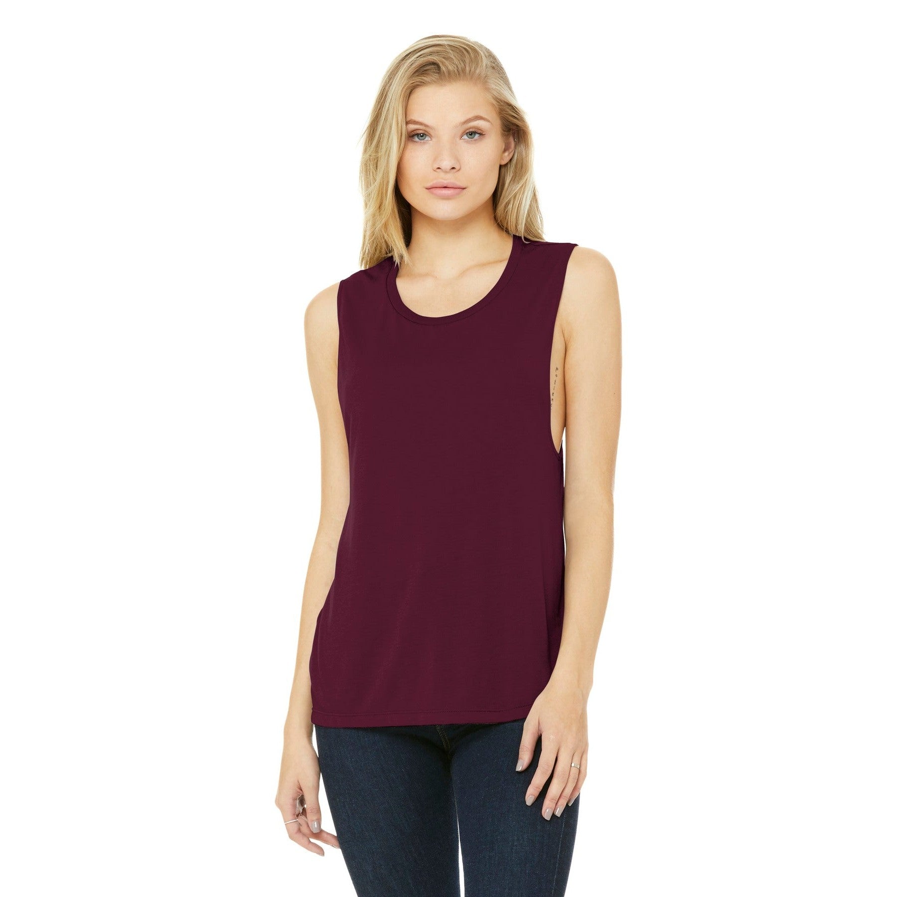 Bella + Canvas-BELLA+CANVAS ® Women's Flowy Scoop Muscle Tank. BC8803-MedTech-13